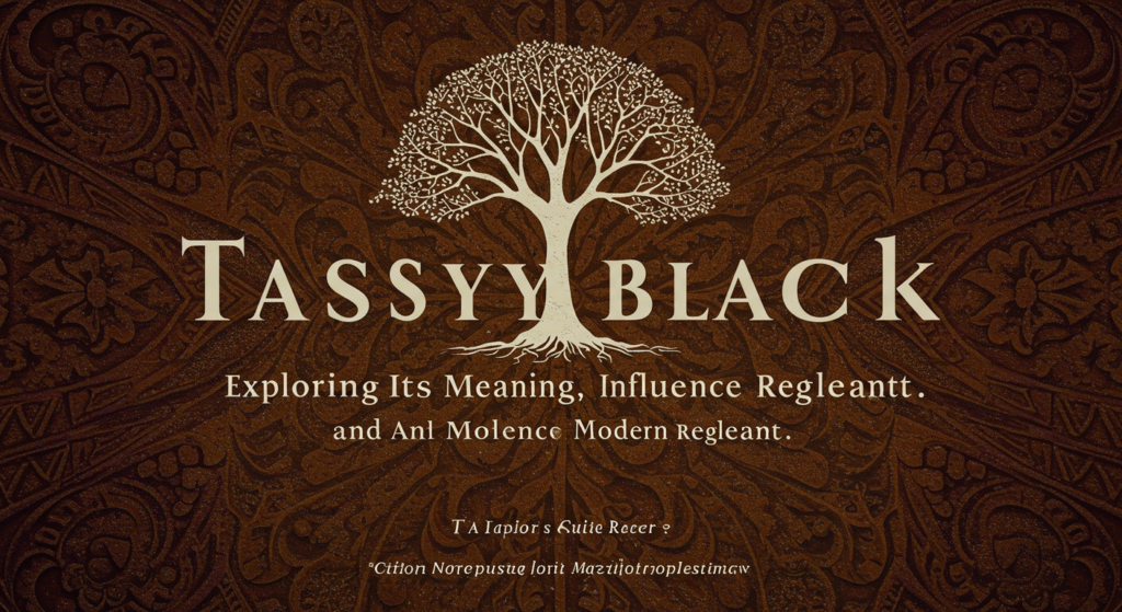 Tasyyblack: Exploring Its Meaning, Influence, and Modern Relevance Tasyyblack: Exploring Its Meaning, Influence, and Modern Relevance